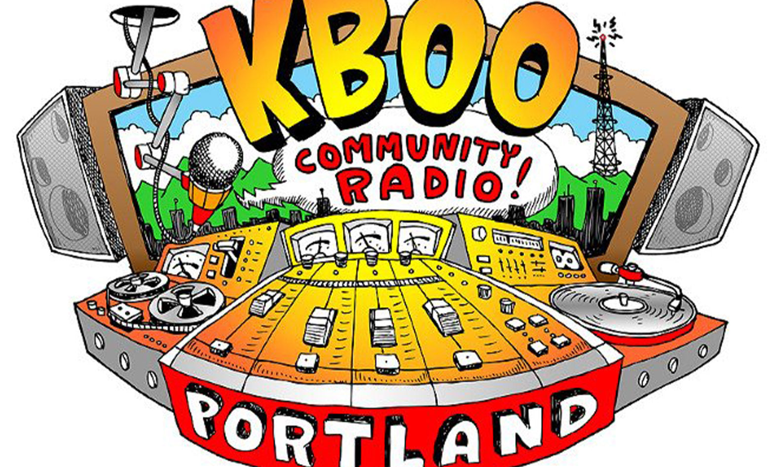 "KBOO Community Radio" Brand Identity