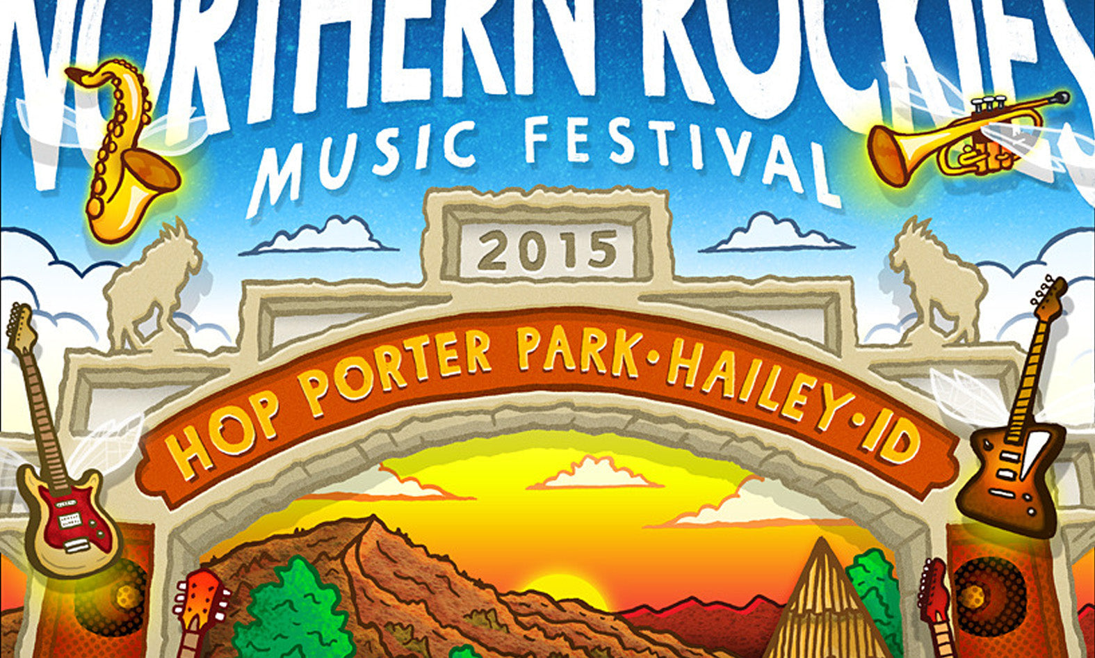 "Northern Rockies Music Festival" Event Identity