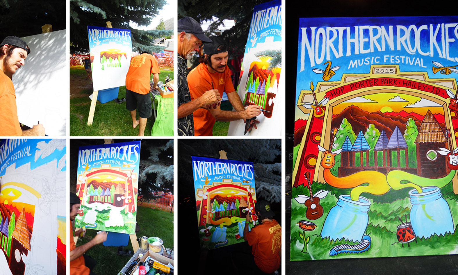 Northern Rockies Music Fest Live Painting