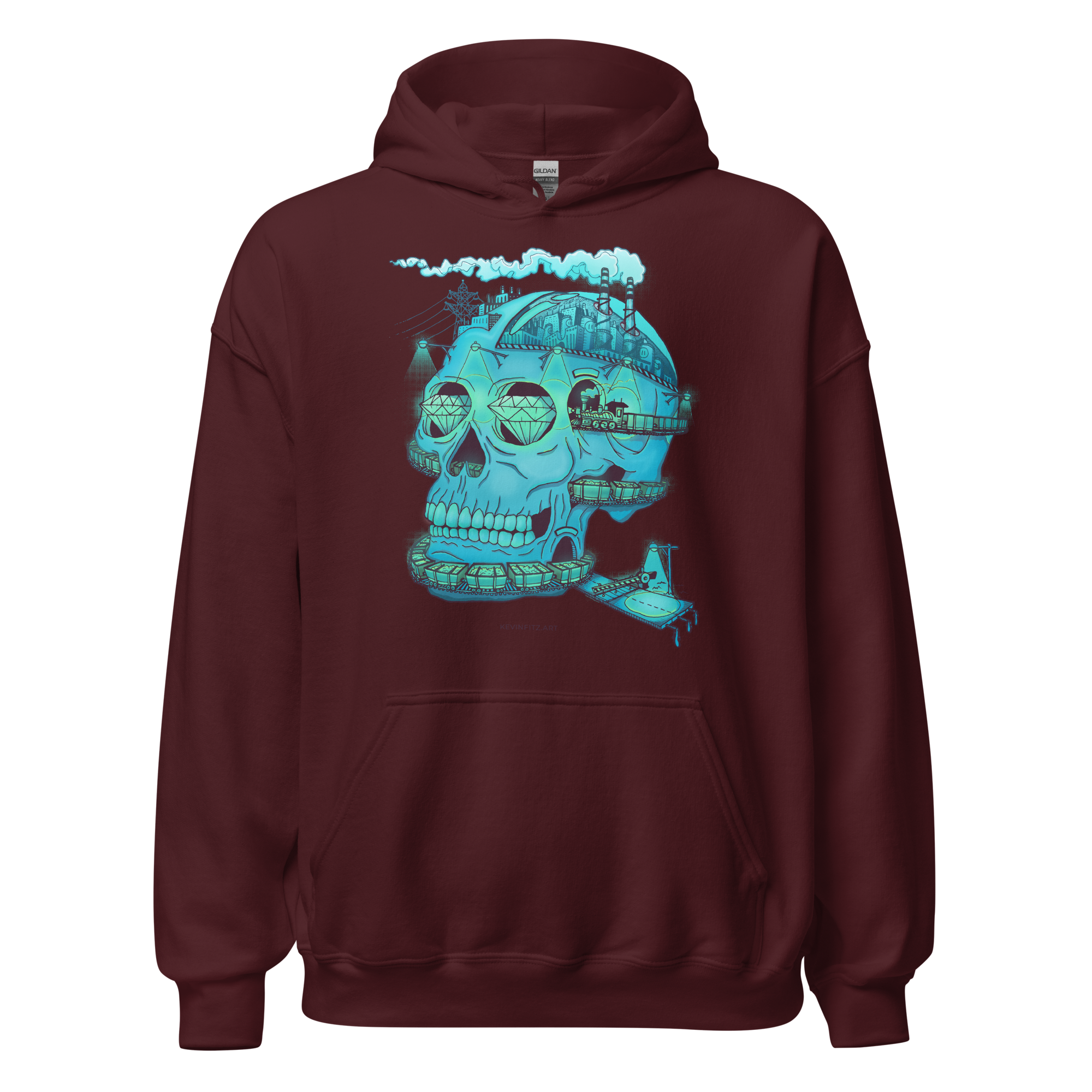 "Coal Skulled" Hoodie