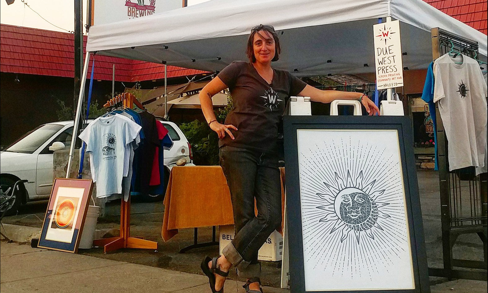 Idaho Solar Eclipse Merch Booth